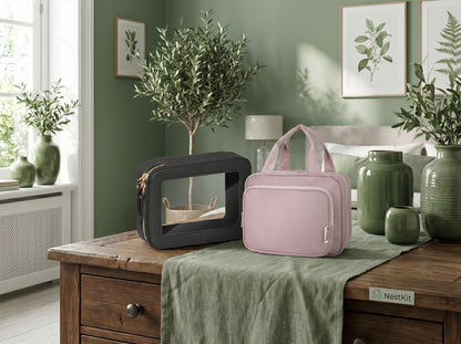 NestKit Travel Bundle — Hanging Bag + Makeup Bag